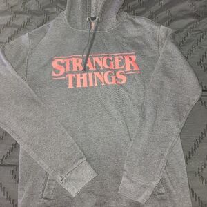 Gray Hoodie- Stranger Things